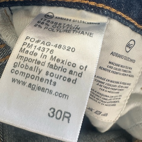 AG Adriano Goldschmied Men’s The Tellis Monderm Slim Jeans 30 - Picture 11 of 11